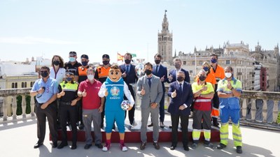 El Ayuntamiento activa el dispositivo municipal para el primer partido de la Eurocopa y destaca el impacto económico y en proyección de Sevilla de este nuevo evento internacional