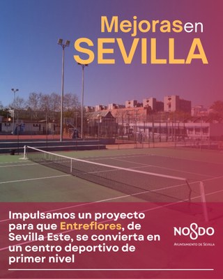 El Ayuntamiento impulsa un proyecto para que Entreflores se convierta en un centro deportivo de primer nivel 