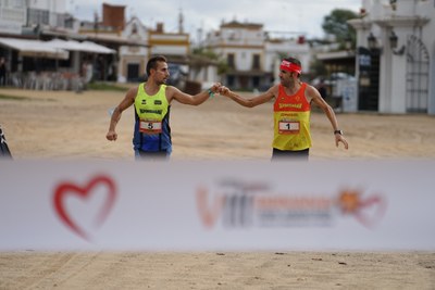 El VIII Doñana Trail Maratón, celebrado con todas las medidas de seguridad.