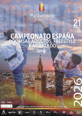 Sevilla, sede del Campeonato de España de Poomsae, Parapoomsae y Freestyle