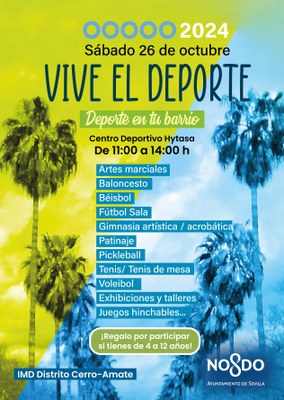 "Vive el deporte en tu barrio" llega a la Plaza del Albaicín y el Centro Deportivo Hytasa