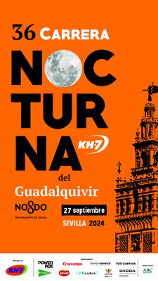 La corona de Torre Sevilla se iluminará de naranja con motivo de la Nocturna del Guadalquivir KH-7