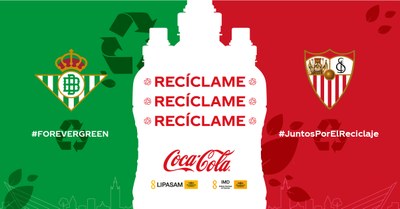 Sevilla FC, Real Betis Balompié, Coca-Cola Europacific Partners y Lipasam se unen en la iniciativa de reciclaje en la Nocturna del Guadalquivir KH7