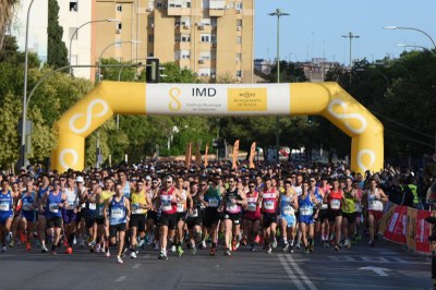 Alejandro Garrido y Tamara Pérez vencen en la carrera Nervión San Pablo "El Corte Inglés"