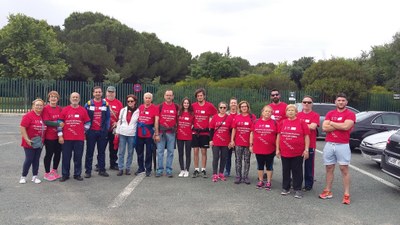 Participantes de la primera ruta del Circuito de Paseos para Adultos y Mayores