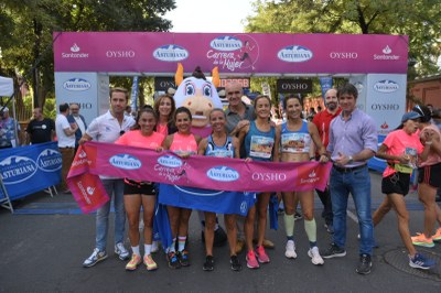 La Carrera de la Mujer congrega a más de 6.000 participantes con Carmen Gutiérrez de nuevo como ganadora de esta prueba deportiva y solidaria que ha tenido un nuevo recorrido y ha recuperado las actividades de fitness y aeróbic