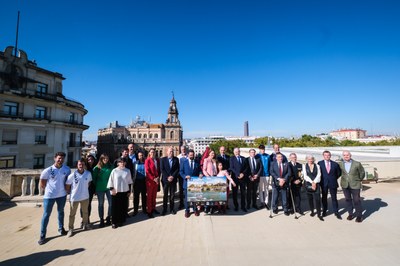 Presentación del cartel de la 57ª Regata AthletePlus.org Sevilla-Betis 