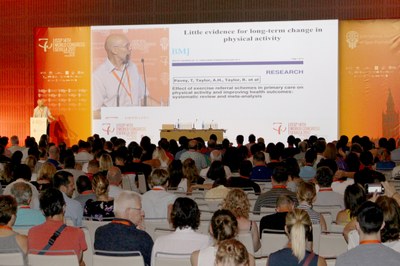 Gran expectación durante una de las ponencias del Congreso Mundial ISSP de Psicología del Deporte Sevilla 2017