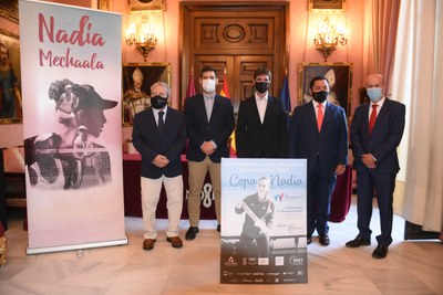 Presentación en el Ayuntamiento de Sevilla de los Internacionales de Tenis Femenino 2021 'Copa Nadia'