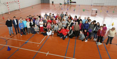 Foto de grupo de los participantes en el Taller de Actividad Física y Saludable Casco Antiguo