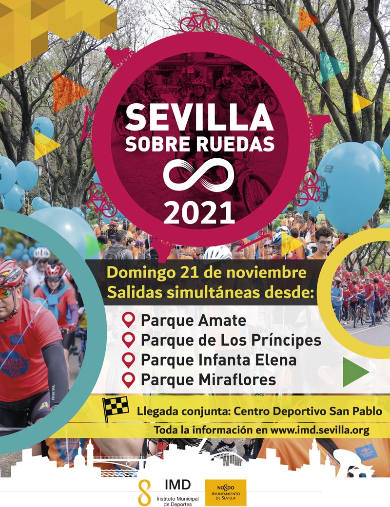 Cartel Sevilla sobre Ruedas 2021
