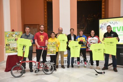 Presentación de Sevilla sobre Ruedas 2024, en el Ayuntamiento de Sevilla.